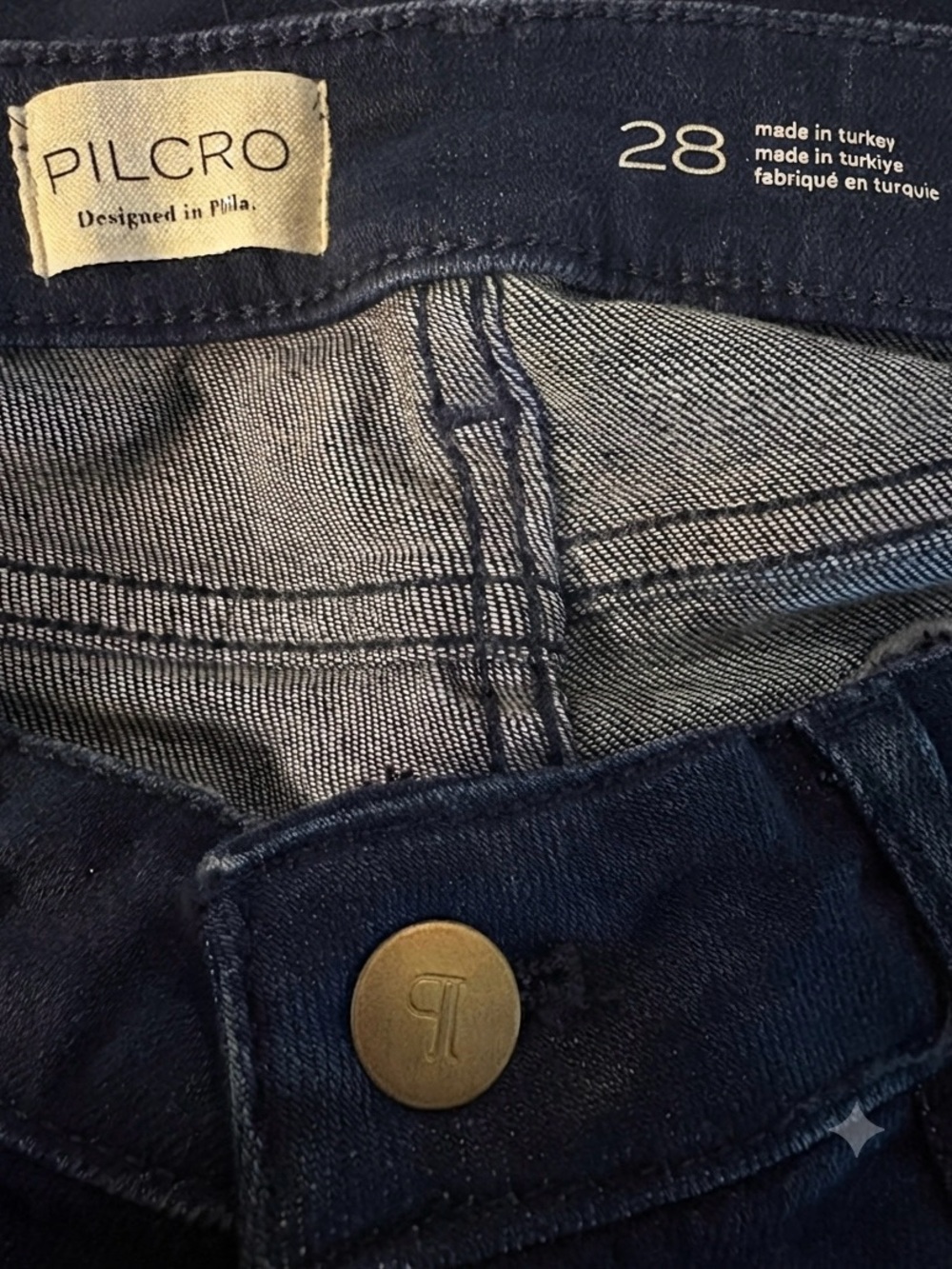 ANTHROPOLOGIE Pilcro The Icon Flare Low Rise Jeans Stretch Denim NWOT - Picture 8 of 12